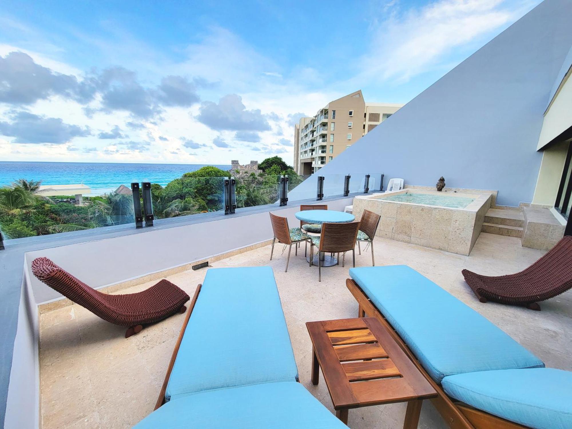 Beachfront Getaway Condo แคนคูน ภายนอก รูปภาพ